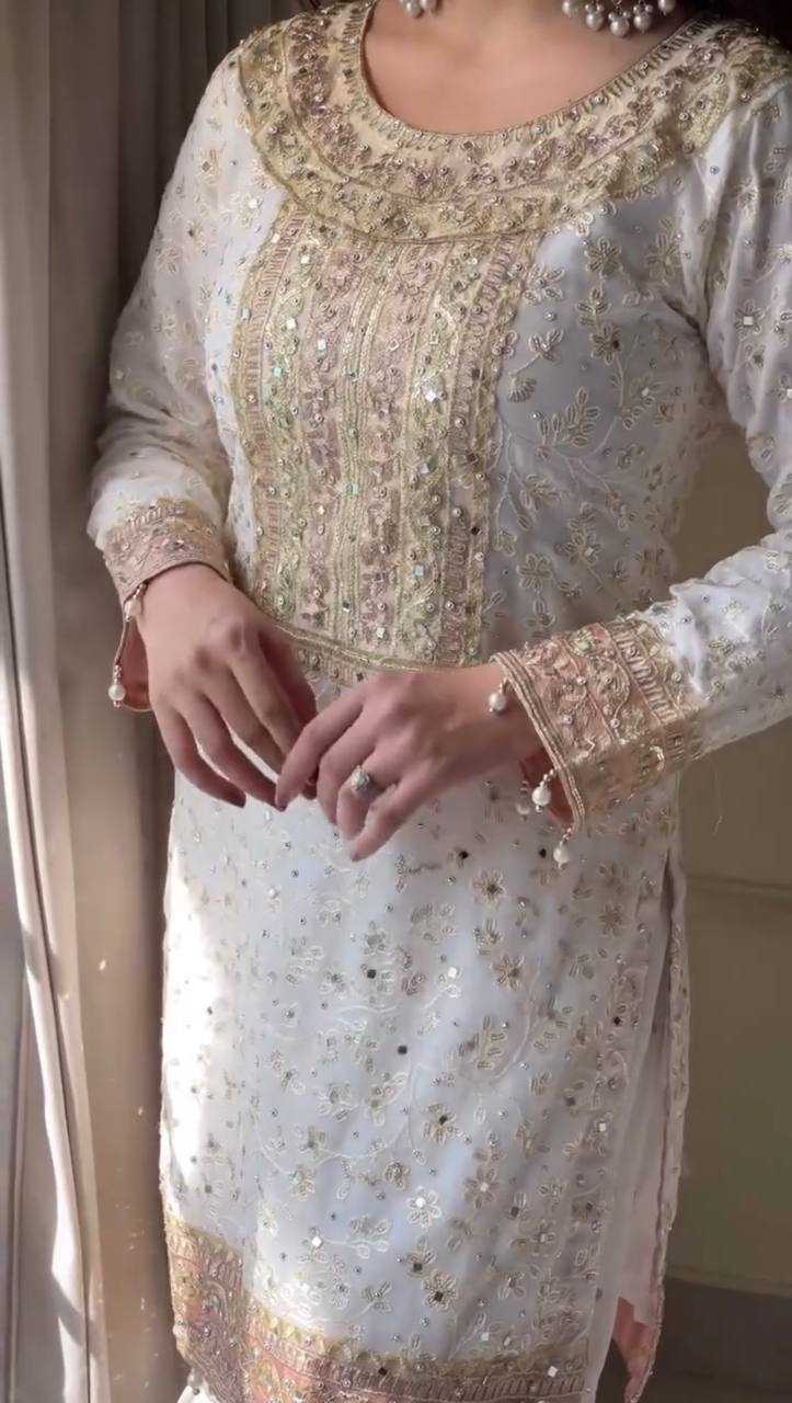 Ynf Georgette KESH159 609 Suits & Dresses Wholesale Sharara Salwar Suits Embroidery Suits Georgette Suit Manufacturer