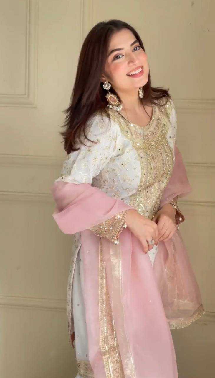Ynf Georgette KESH159 609 Suits & Dresses Wholesale Sharara Salwar Suits Embroidery Suits Georgette Suit Manufacturer