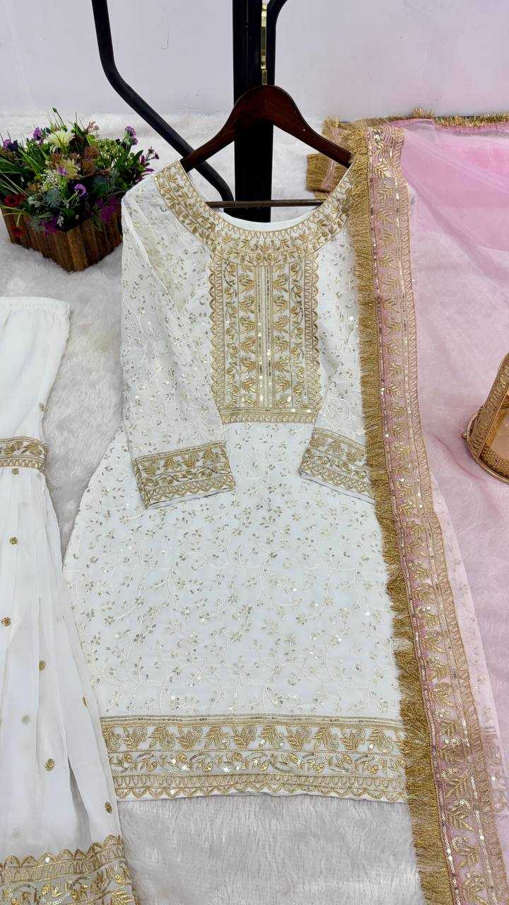 Ynf Georgette KESH159 609 Suits & Dresses Wholesale Sharara Salwar Suits Embroidery Suits Georgette Suit Manufacturer