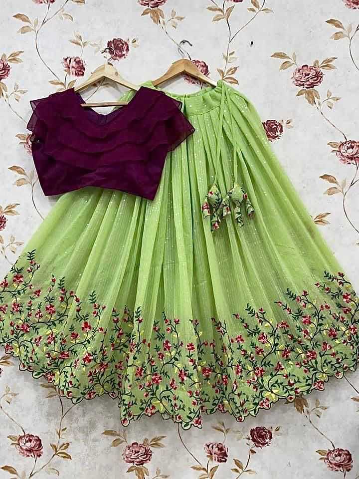 Ynf Georgette KESH493 Shipp Kids Wear Wholesale Kids Lehenga Kids Lehenga Choli Baby Girl Lehenga Manufacturer