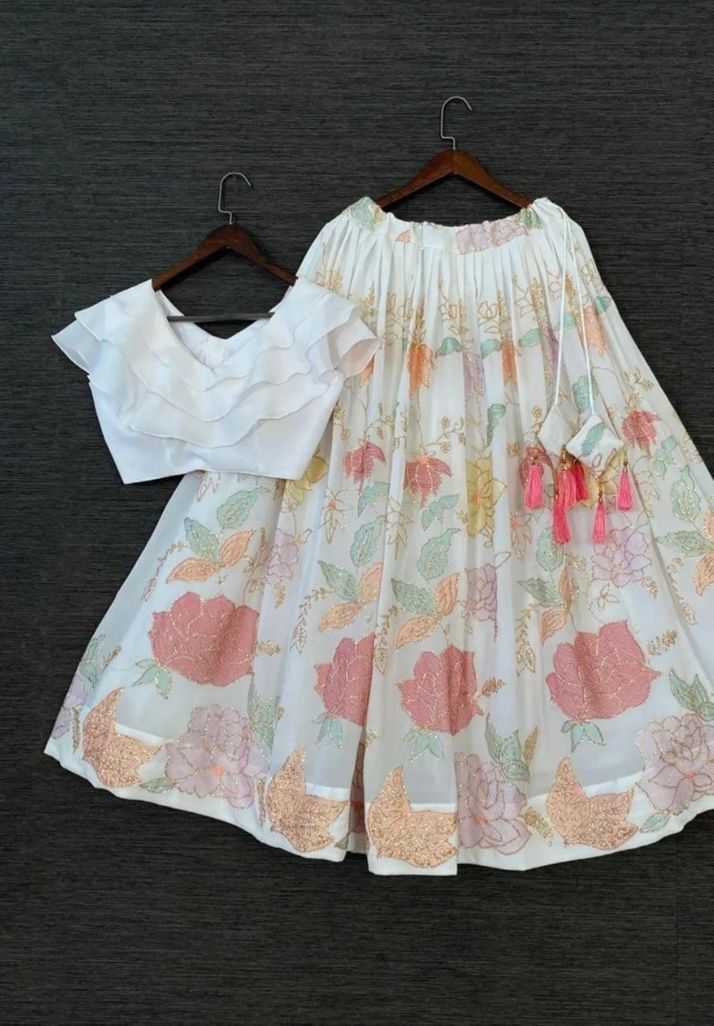 Ynf Georgette KESH493 Two Piece Kids Wear Wholesale Kids Lehenga Kids Lehenga Choli Baby Girl Lehenga Manufacturer
