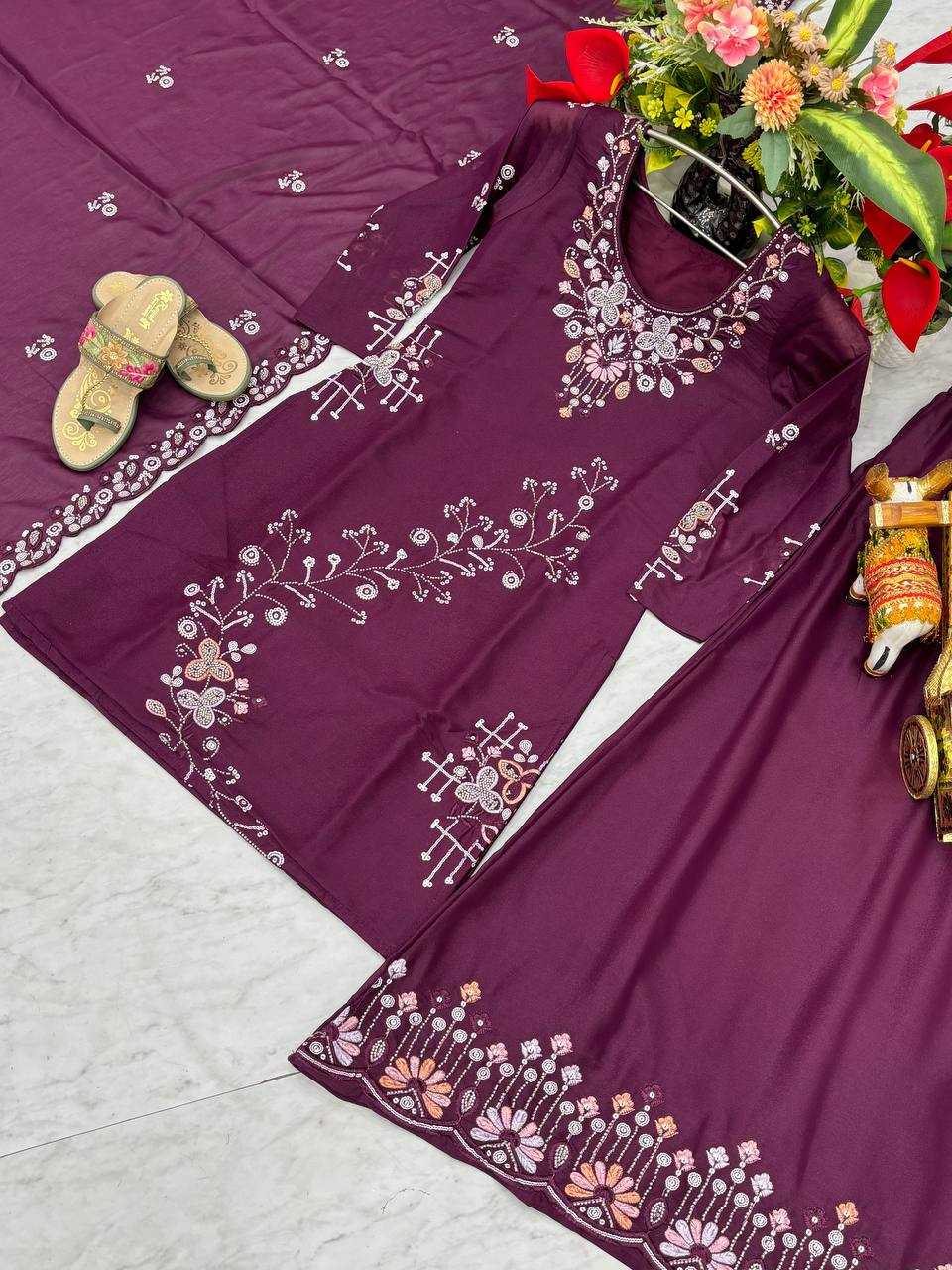 Ynf Georgette KESH498 103 Kurti Wholesale Fancy Kurti Georgette Kurti Embroidered Kurtis Manufacturer