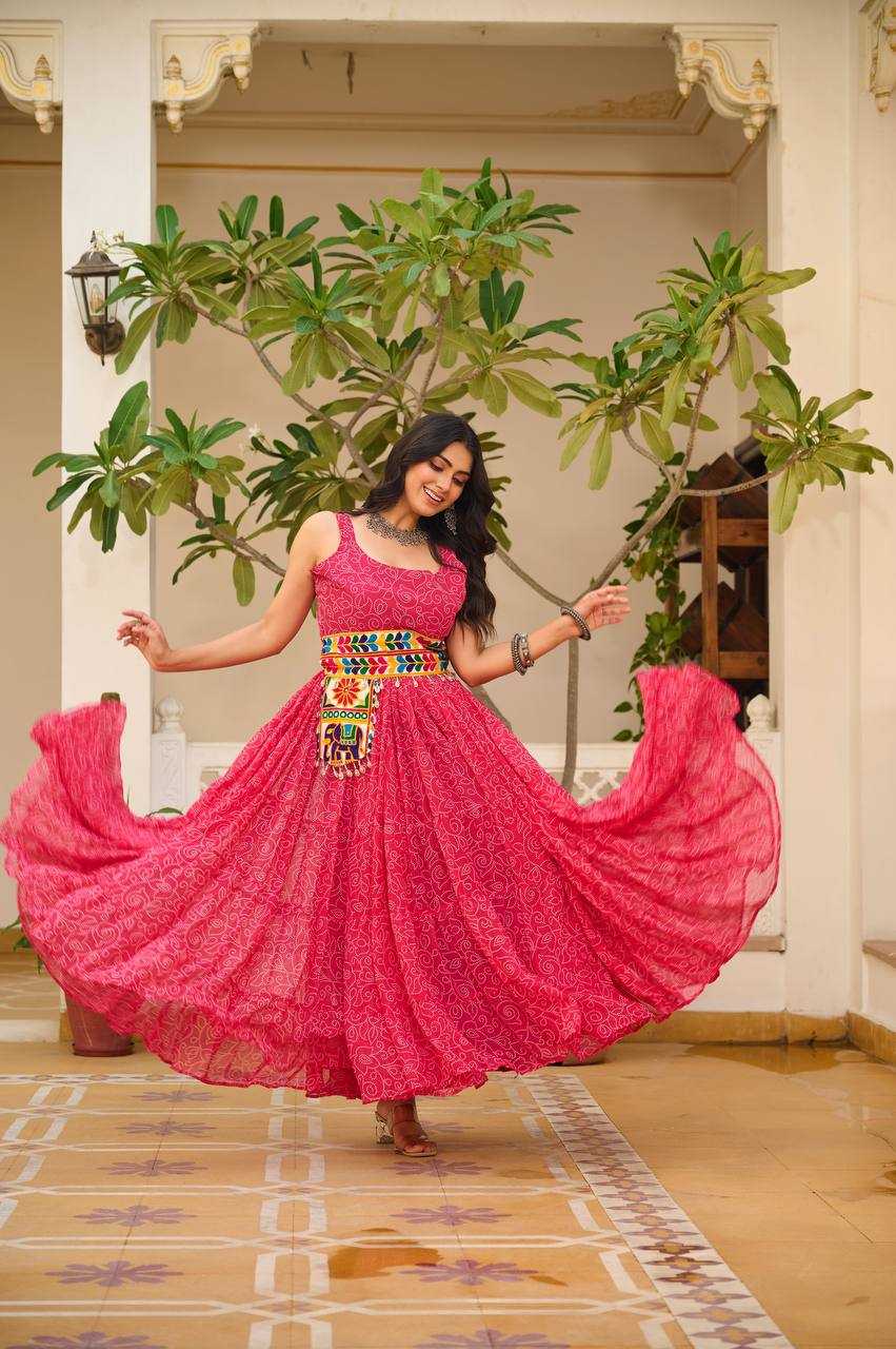 Ynf Georgette KESH498 110 Gowns Wholesale Fancy Gowns Party Gowns Long Gowns Manufacturer