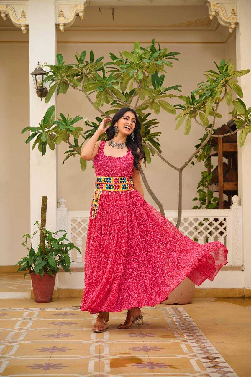 Ynf Georgette KESH498 110 Gowns Wholesale Fancy Gowns Party Gowns Long Gowns Manufacturer
