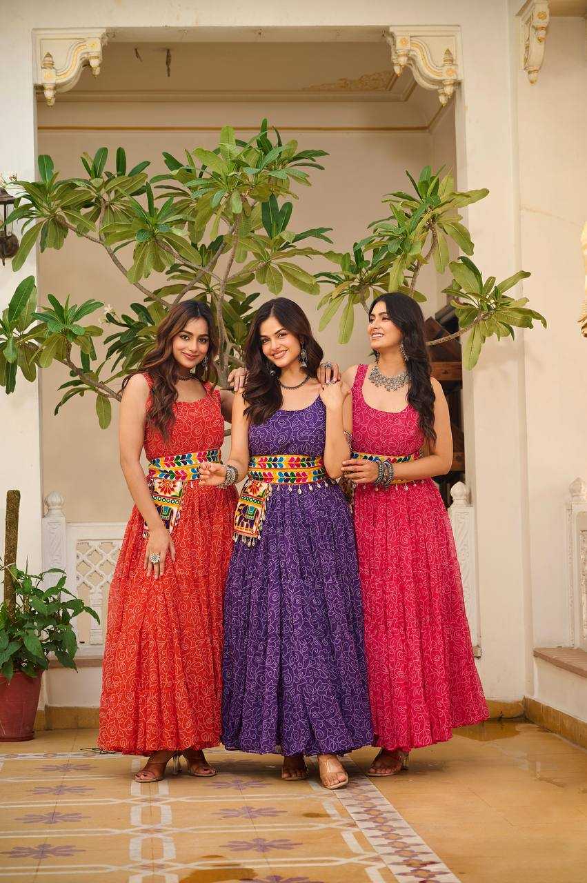 Ynf Georgette KESH498 110 Gowns Wholesale Fancy Gowns Party Gowns Long Gowns Manufacturer