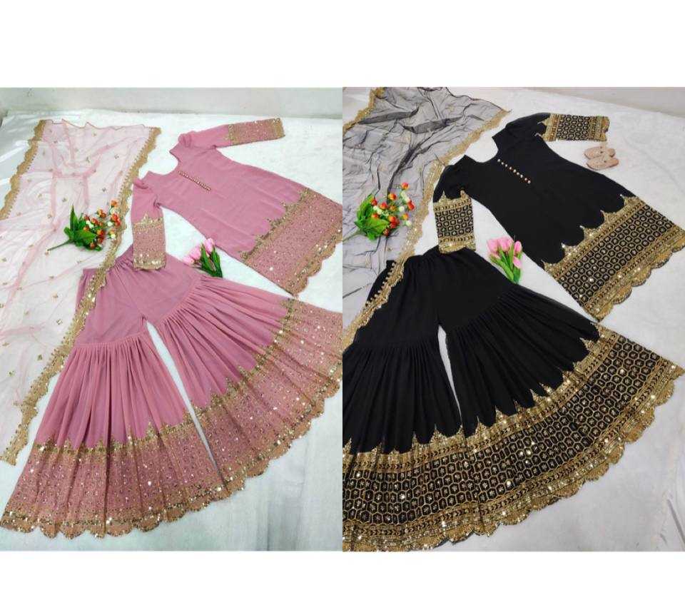 Ynf Georgette KESH499 250 Suits & Dresses Wholesale Sharara Salwar Suits Embroidery Suits Georgette Suit Manufacturer
