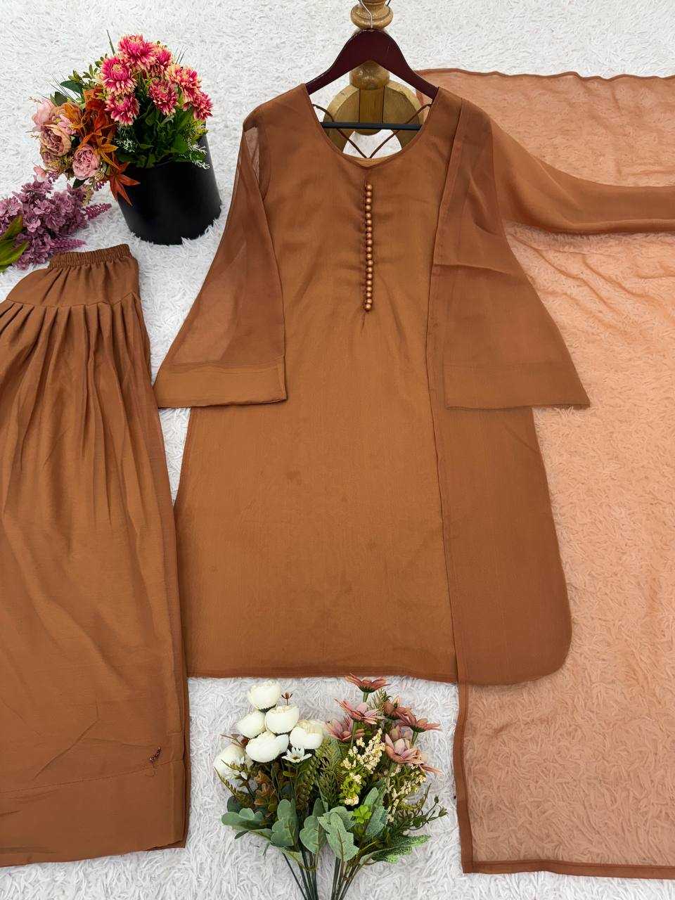 Ynf Georgette KESH499 423 Suits & Dresses Wholesale Ladies Suits Patiala Suits Ladies Salwar Suits Manufacturer