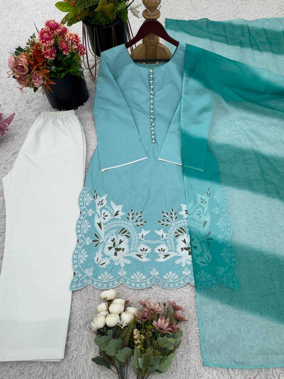 Ynf Georgette KESH499 425 Suits & Dresses Wedding Collections Festive Collections Wholesale Embroidery Suits Georgette Suit Designer Suits Manufacturer