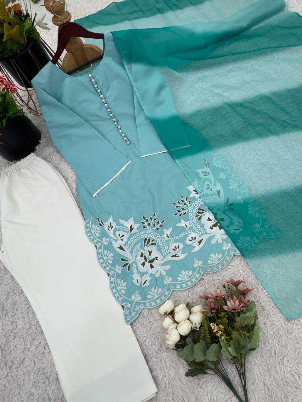 Ynf Georgette KESH499 425 Suits & Dresses Wedding Collections Festive Collections Wholesale Embroidery Suits Georgette Suit Designer Suits Manufacturer