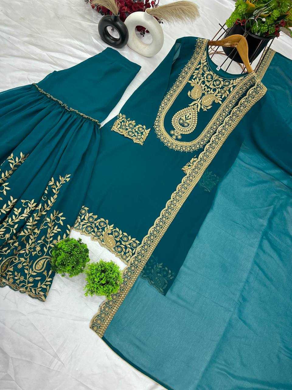 Ynf Georgette KESH499 5242 Suits & Dresses Wholesale Ladies Suits Sharara Salwar Suits Wedding Suits Manufacturer