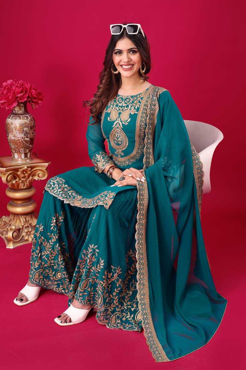 Ynf Georgette KESH499 5242 Suits & Dresses Wholesale Ladies Suits Sharara Salwar Suits Wedding Suits Manufacturer