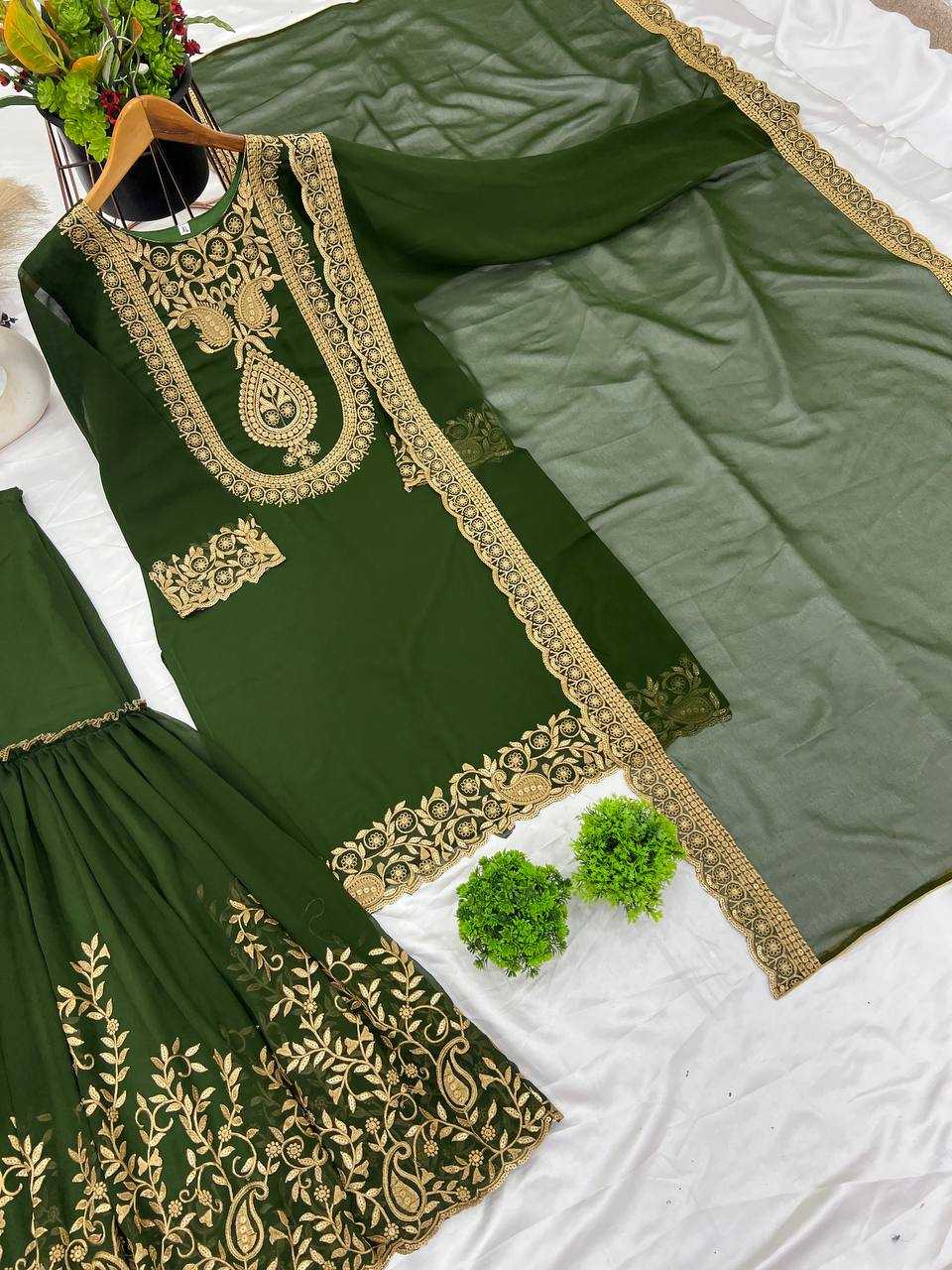 Ynf Georgette KESH499 5242 Suits & Dresses Wholesale Ladies Suits Sharara Salwar Suits Wedding Suits Manufacturer