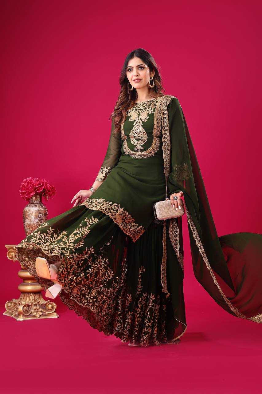 Ynf Georgette KESH499 5242 Suits & Dresses Wholesale Ladies Suits Sharara Salwar Suits Wedding Suits Manufacturer