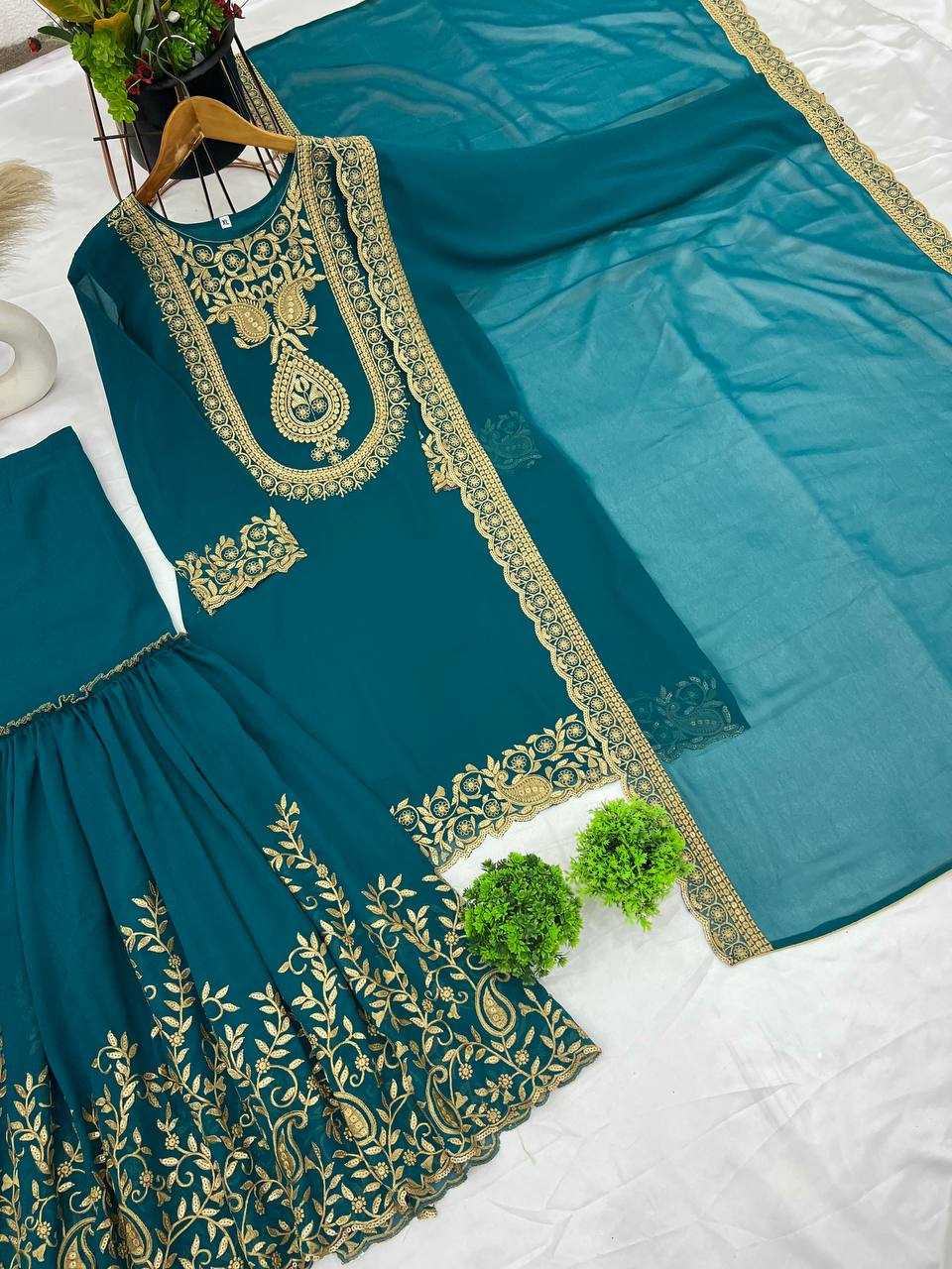Ynf Georgette KESH499 5242 Suits & Dresses Wholesale Ladies Suits Sharara Salwar Suits Wedding Suits Manufacturer