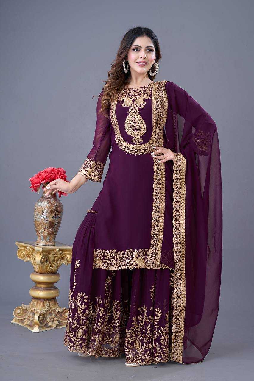 Ynf Georgette KESH499 5242 Suits & Dresses Wholesale Ladies Suits Sharara Salwar Suits Wedding Suits Manufacturer