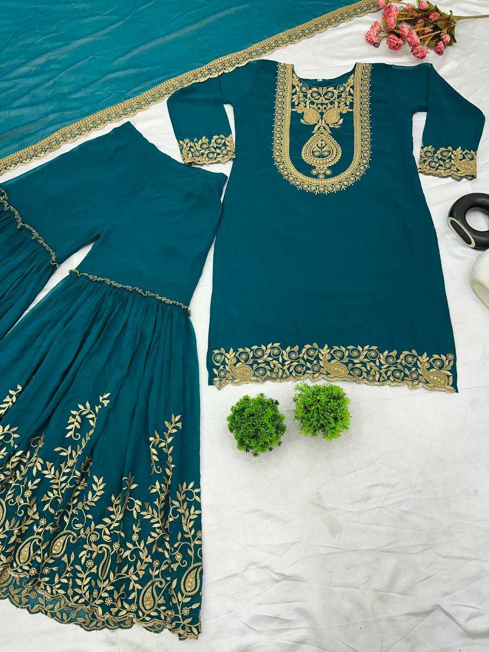 Ynf Georgette KESH499 5242 Suits & Dresses Wholesale Ladies Suits Sharara Salwar Suits Wedding Suits Manufacturer