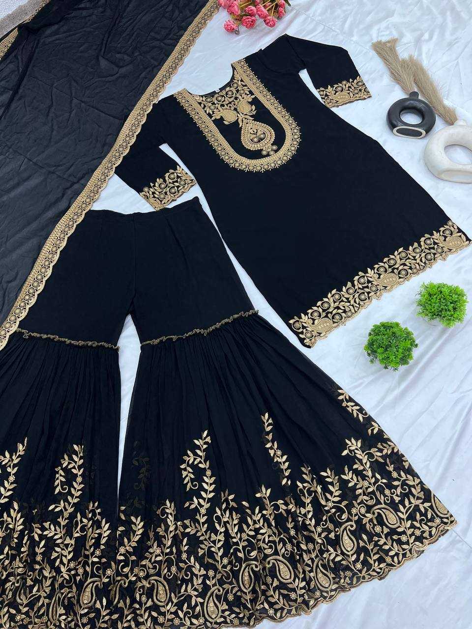 Ynf Georgette KESH499 5242 Suits & Dresses Wholesale Ladies Suits Sharara Salwar Suits Wedding Suits Manufacturer