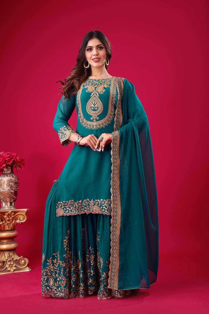 Ynf Georgette KESH499 5242 Suits & Dresses Wholesale Ladies Suits Sharara Salwar Suits Wedding Suits Manufacturer