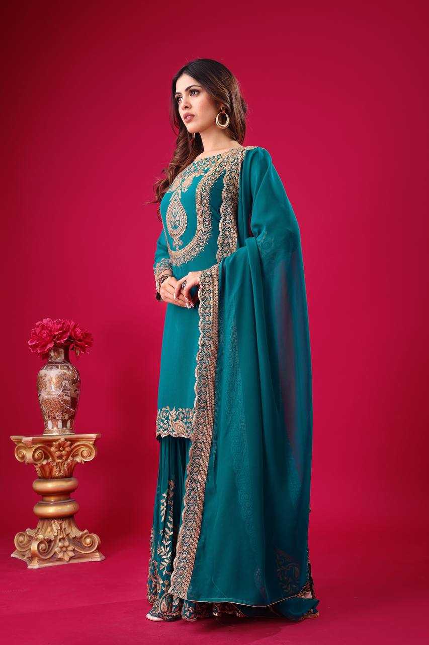 Ynf Georgette KESH499 5242 Suits & Dresses Wholesale Ladies Suits Sharara Salwar Suits Wedding Suits Manufacturer