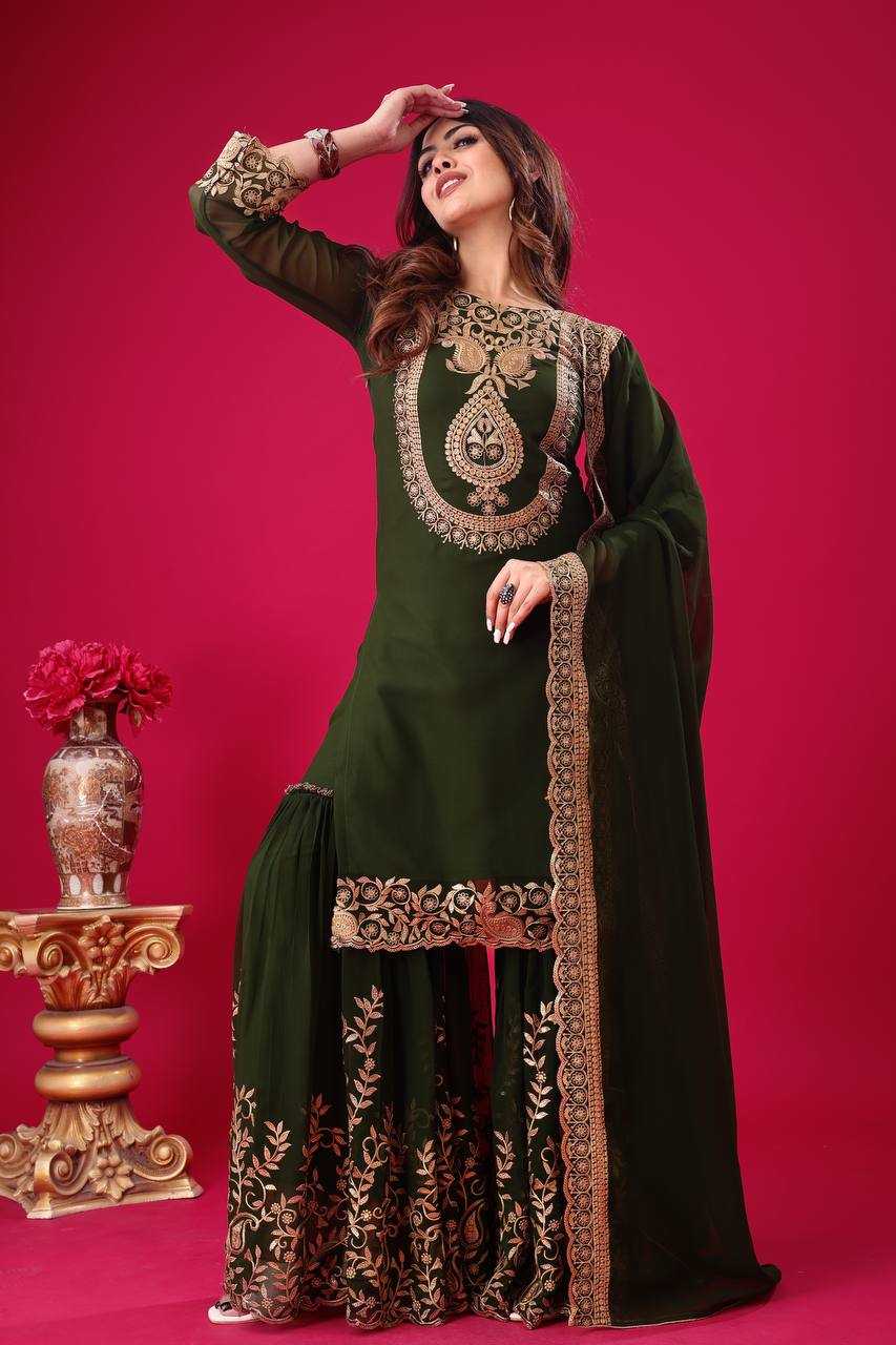 Ynf Georgette KESH499 5242 Suits & Dresses Wholesale Ladies Suits Sharara Salwar Suits Wedding Suits Manufacturer