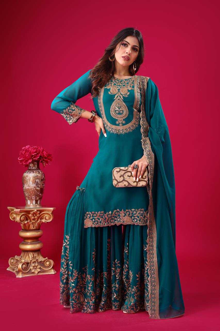 Ynf Georgette KESH499 5242 Suits & Dresses Wholesale Ladies Suits Sharara Salwar Suits Wedding Suits Manufacturer
