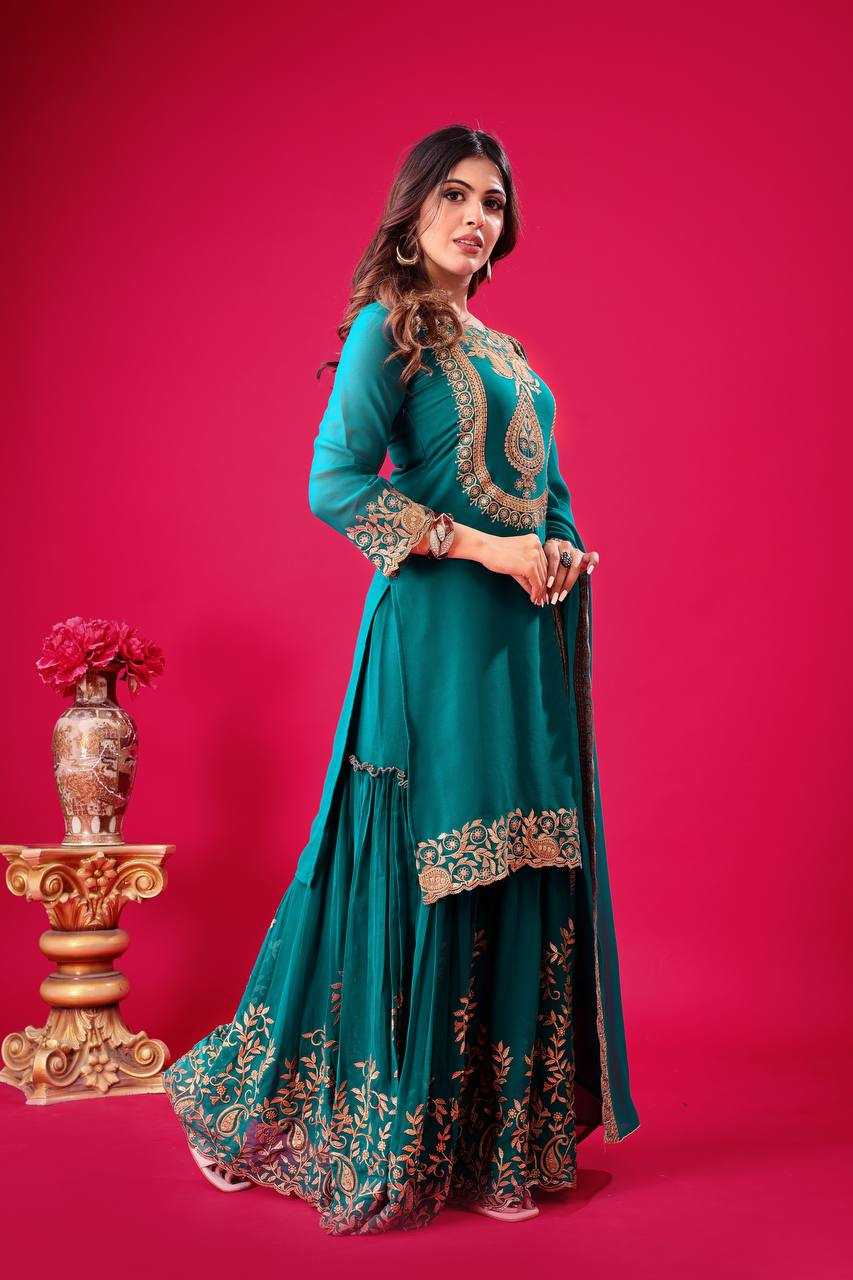 Ynf Georgette KESH499 5242 Suits & Dresses Wholesale Ladies Suits Sharara Salwar Suits Wedding Suits Manufacturer