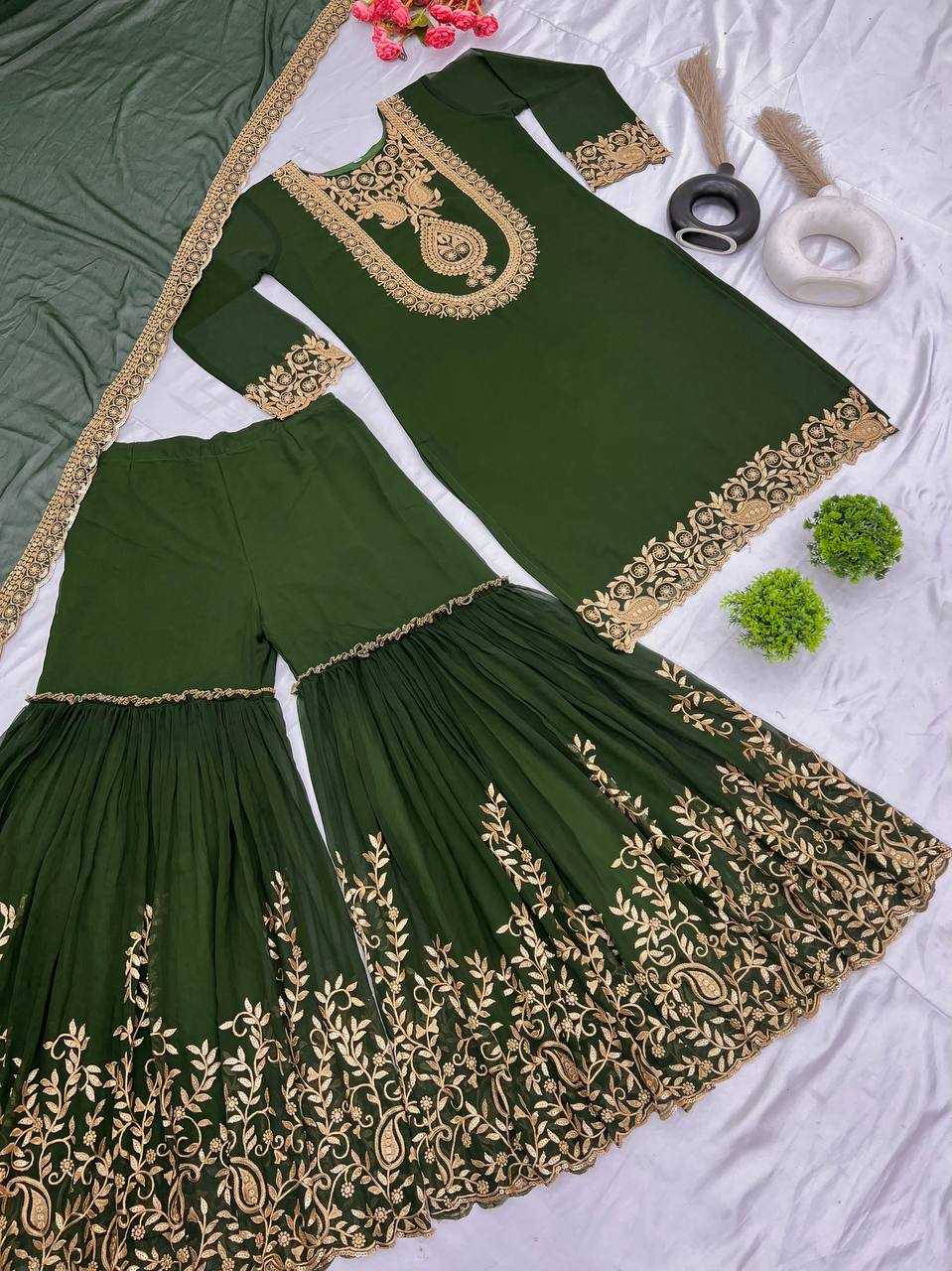 Ynf Georgette KESH499 5242 Suits & Dresses Wholesale Ladies Suits Sharara Salwar Suits Wedding Suits Manufacturer