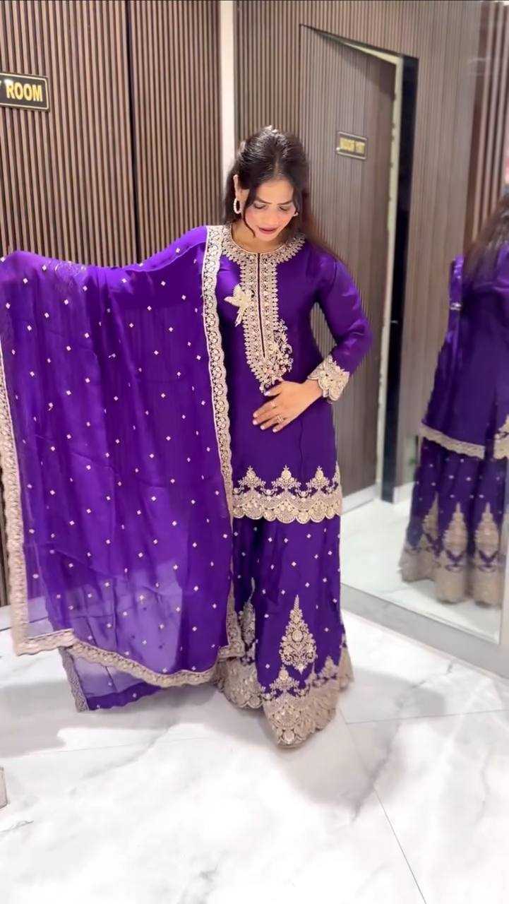 Ynf Georgette KESH499 837 Suits & Dresses Wholesale Sharara Salwar Suits Embroidery Suits Georgette Suit Manufacturer