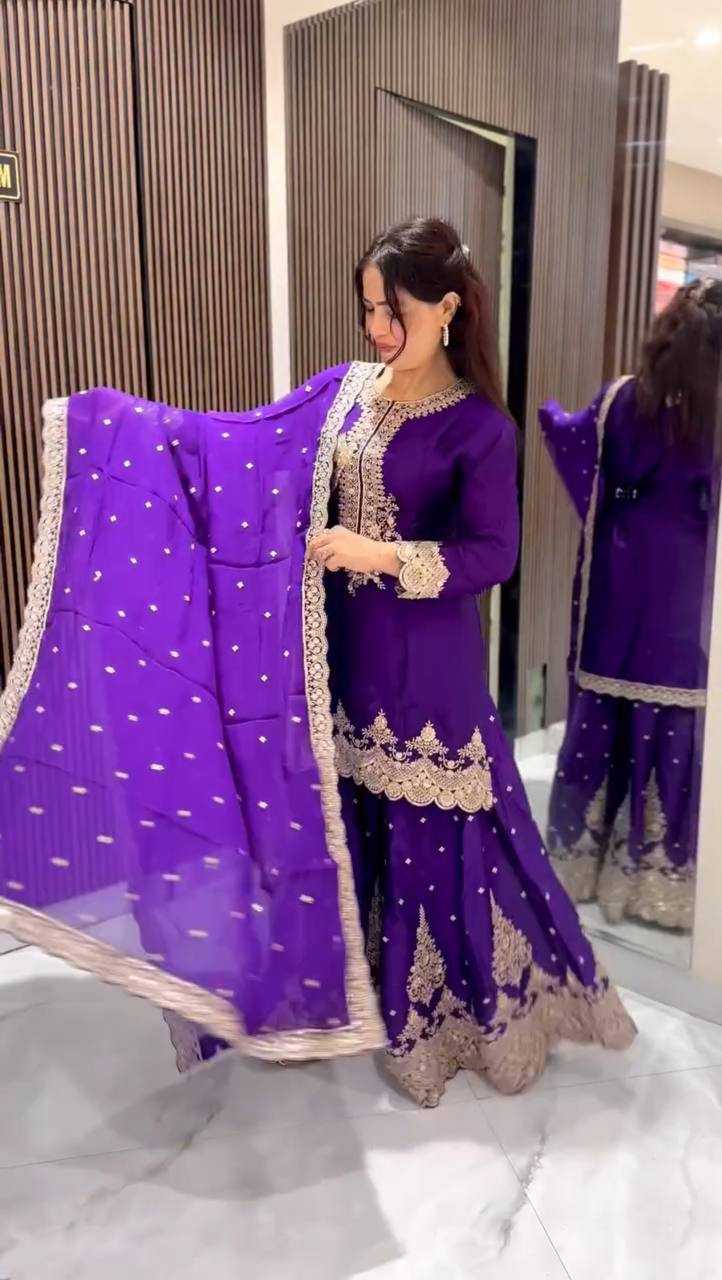 Ynf Georgette KESH499 837 Suits & Dresses Wholesale Sharara Salwar Suits Embroidery Suits Georgette Suit Manufacturer