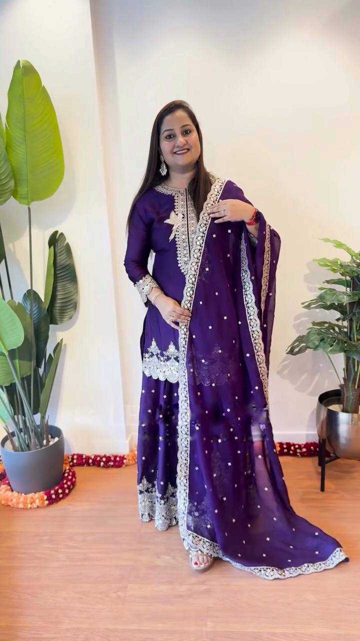 Ynf Georgette KESH499 837 Suits & Dresses Wholesale Sharara Salwar Suits Embroidery Suits Georgette Suit Manufacturer