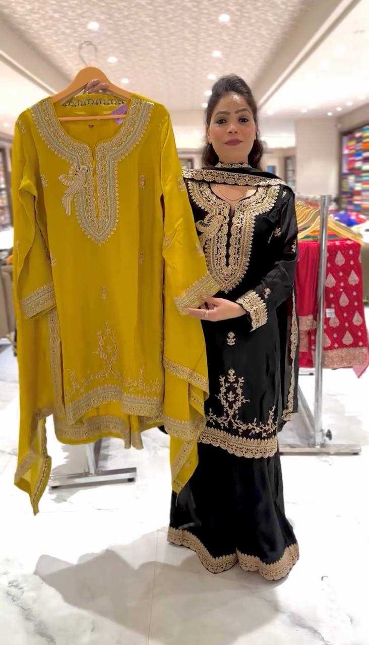 Ynf Georgette KESH499 840 Suits & Dresses Wholesale Sharara Salwar Suits Embroidery Suits Georgette Suit Manufacturer