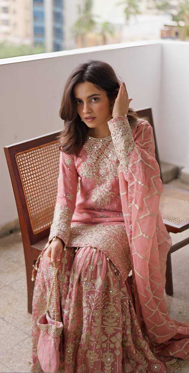Ynf Georgette KESH499 848 Suits & Dresses Wholesale Sharara Salwar Suits Embroidery Suits Wedding Suits Manufacturer