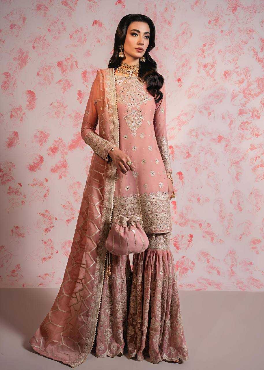 Ynf Georgette KESH499 848 Suits & Dresses Wholesale Sharara Salwar Suits Embroidery Suits Wedding Suits Manufacturer