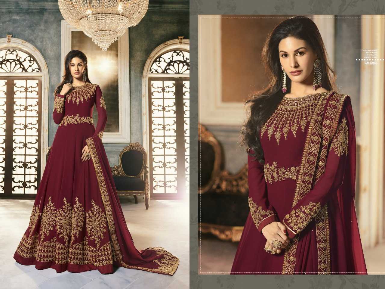 Ynf Georgette KESH504 009054 Suits & Dresses Bollywood Collections Wholesale Georgette Suit Designer Suits Amyra Dastur Collection Manufacturer
