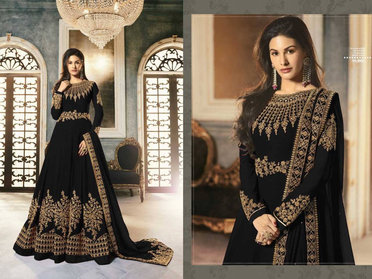 Ynf Georgette KESH504 009054 Suits & Dresses Bollywood Collections Wholesale Georgette Suit Designer Suits Amyra Dastur Collection Manufacturer