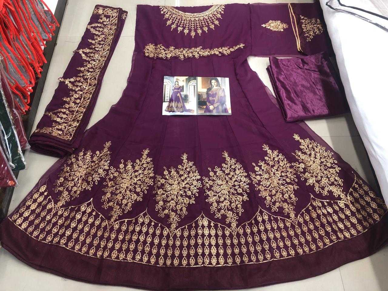 Ynf Georgette KESH504 009054 Suits & Dresses Bollywood Collections Wholesale Georgette Suit Designer Suits Amyra Dastur Collection Manufacturer