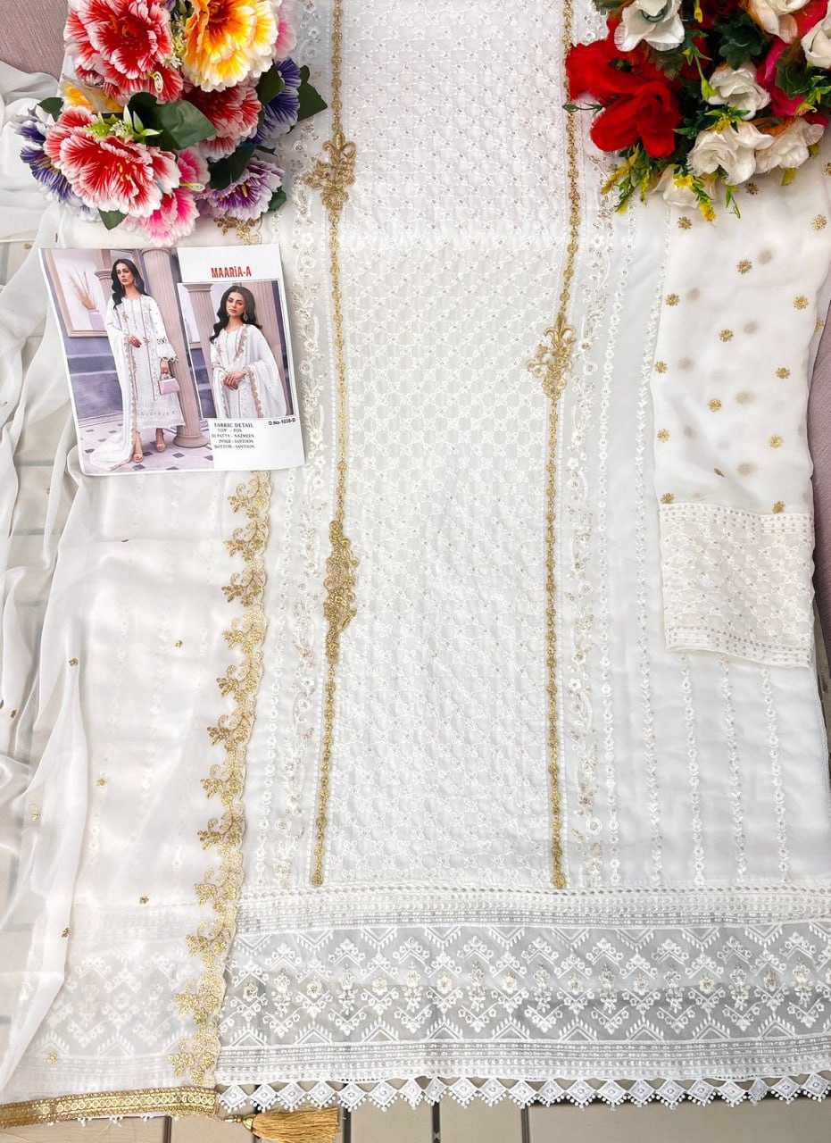 Ynf Georgette KESH504 1038 Suits & Dresses Islamic Clothing Wholesale Pakistani Suits Georgette Suit Semi-Stitched Suits Manufacturer