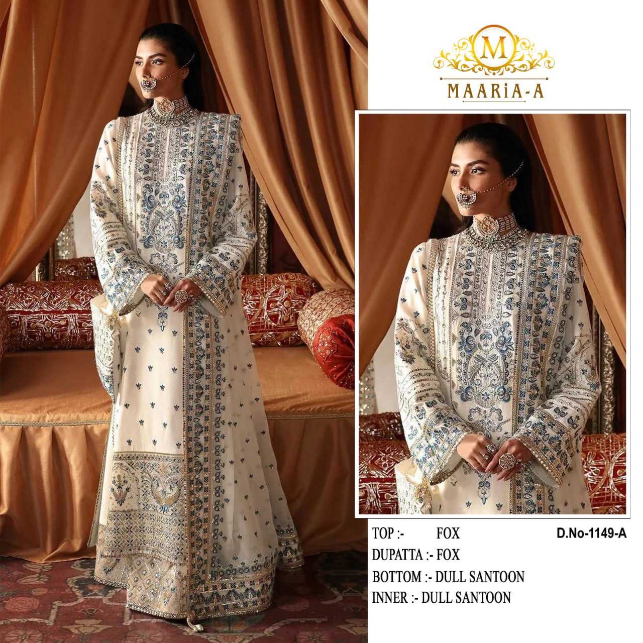 Ynf Georgette KESH504 1149 Suits & Dresses Islamic Clothing Wholesale Pakistani Suits Embroidery Suits Georgette Suit Manufacturer