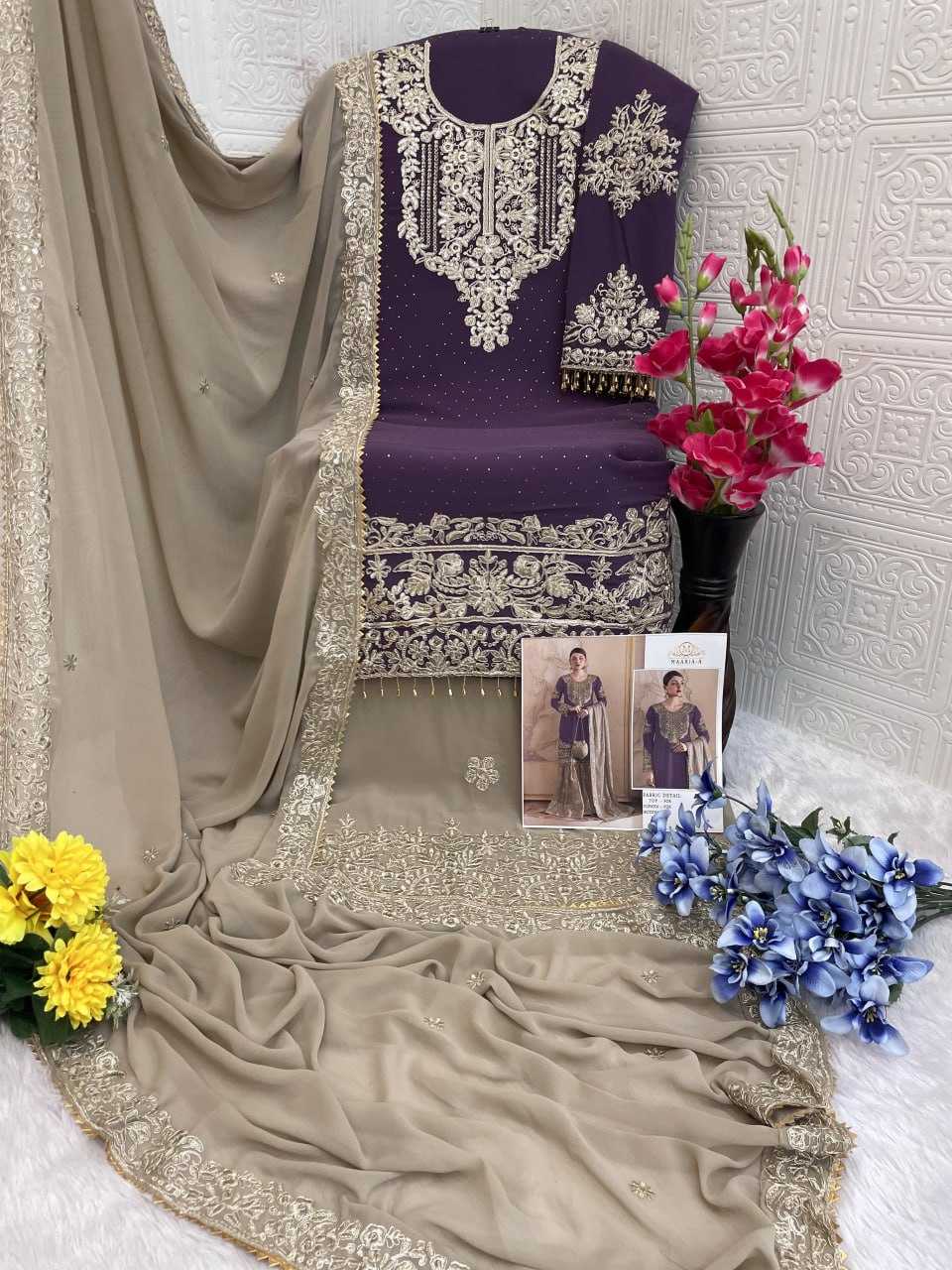 Ynf Georgette KESH504 1155 Suits & Dresses Islamic Clothing Wholesale Sharara Salwar Suits Pakistani Suits Georgette Suit Manufacturer