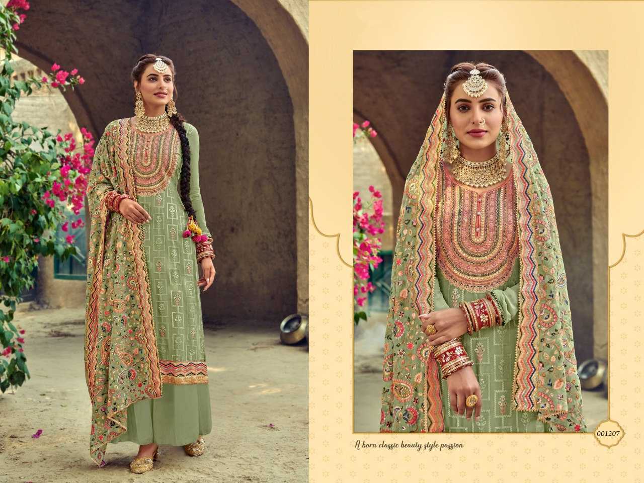 Ynf Georgette KESH504 1207 Suits & Dresses Wholesale Georgette Suit Semi Stitched Suits Semi-Stitched Suits Manufacturer
