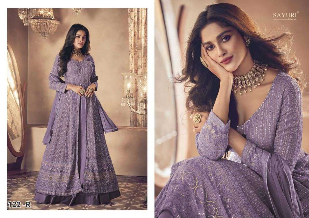 Ynf Georgette KESH504 122 Gowns Wedding Collections Festive Collections Wholesale Embroidery Gowns Georgette Gown Wedding Outfits Manufacturer