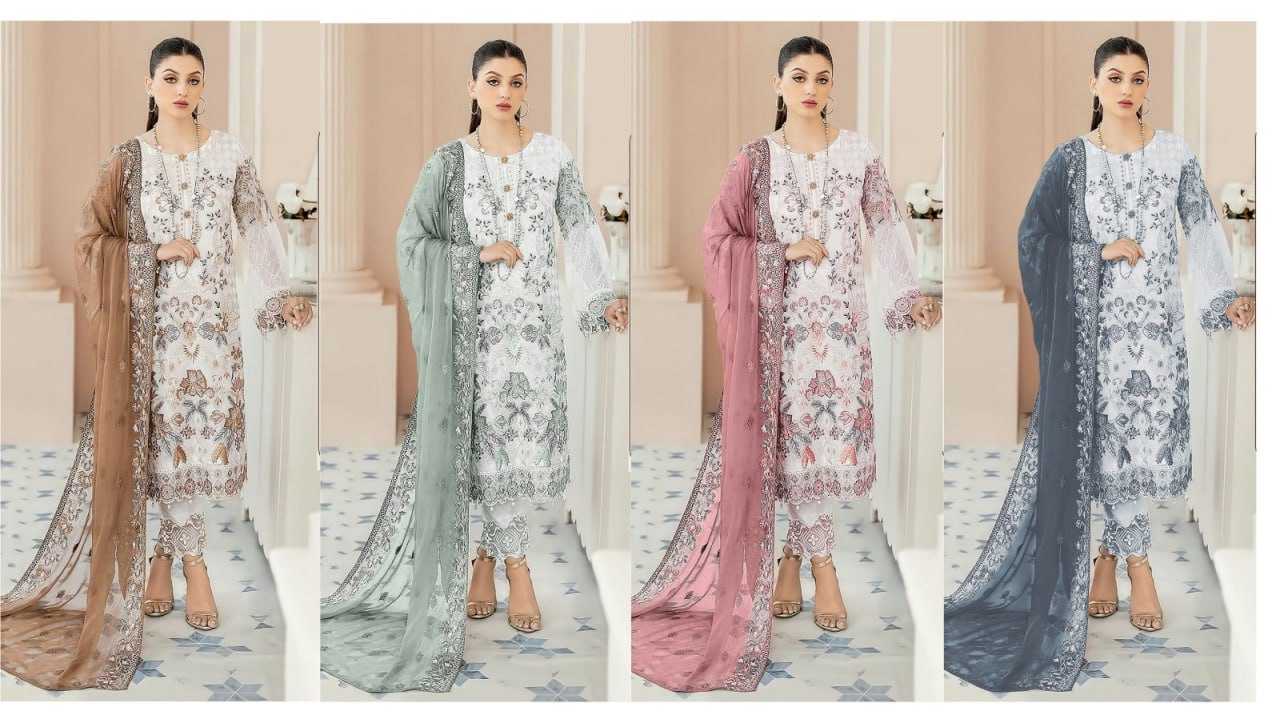 Ynf Georgette KESH504 123 Suits & Dresses Islamic Clothing Wholesale Pakistani Suits Embroidery Suits Party wear suits Semi-Stitched Suits Manufacturer