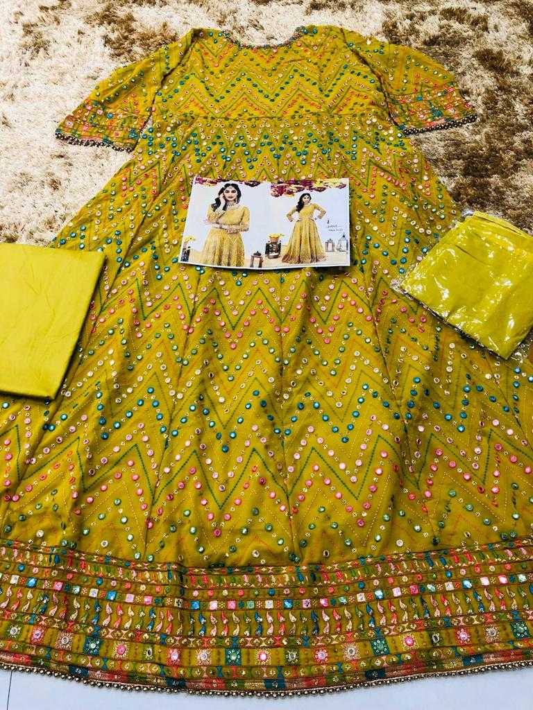 Ynf Georgette KESH504 1417 Suits & Dresses Wholesale Anarkali Suits Semi Stitched Suits Semi-Stitched Suits Manufacturer