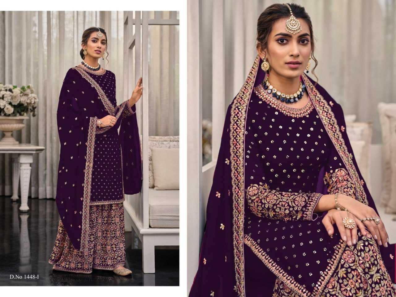 Ynf Georgette KESH504 1448 Suits & Dresses Wholesale Georgette Suit Semi Stitched Suits Semi-Stitched Suits Manufacturer