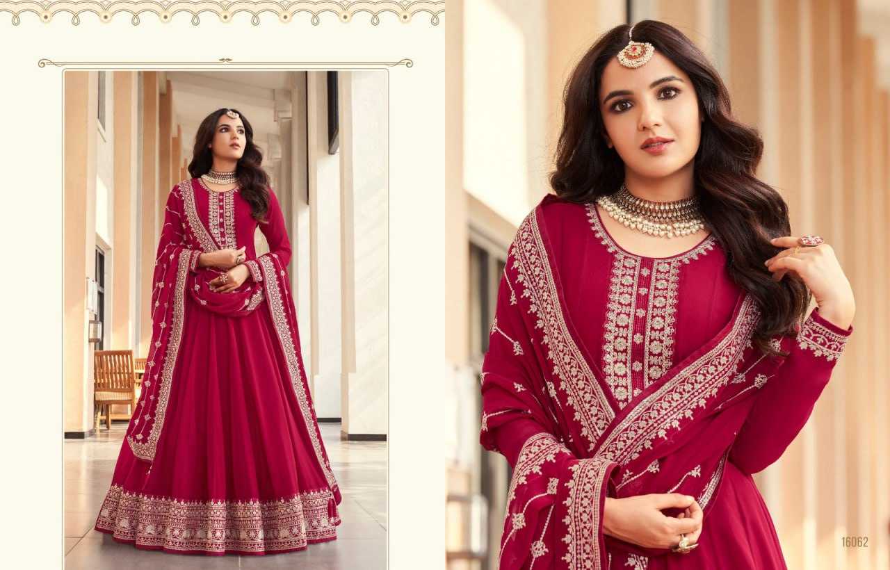 Ynf Georgette KESH504 16061 Gowns Wedding Collections Bollywood Collections Wholesale Embroidery Gowns Georgette Gown Jasmin Bhasin Manufacturer