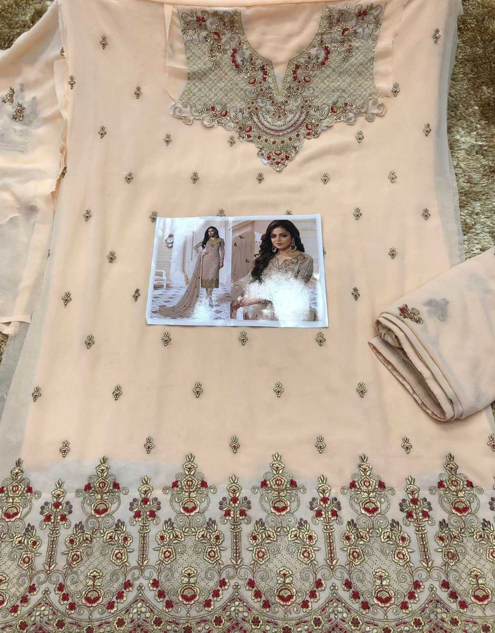 Ynf Georgette KESH504 2602 Suits & Dresses Bollywood Collections Wholesale Georgette Suit Wedding Suits Drashti Dhami Collection Manufacturer