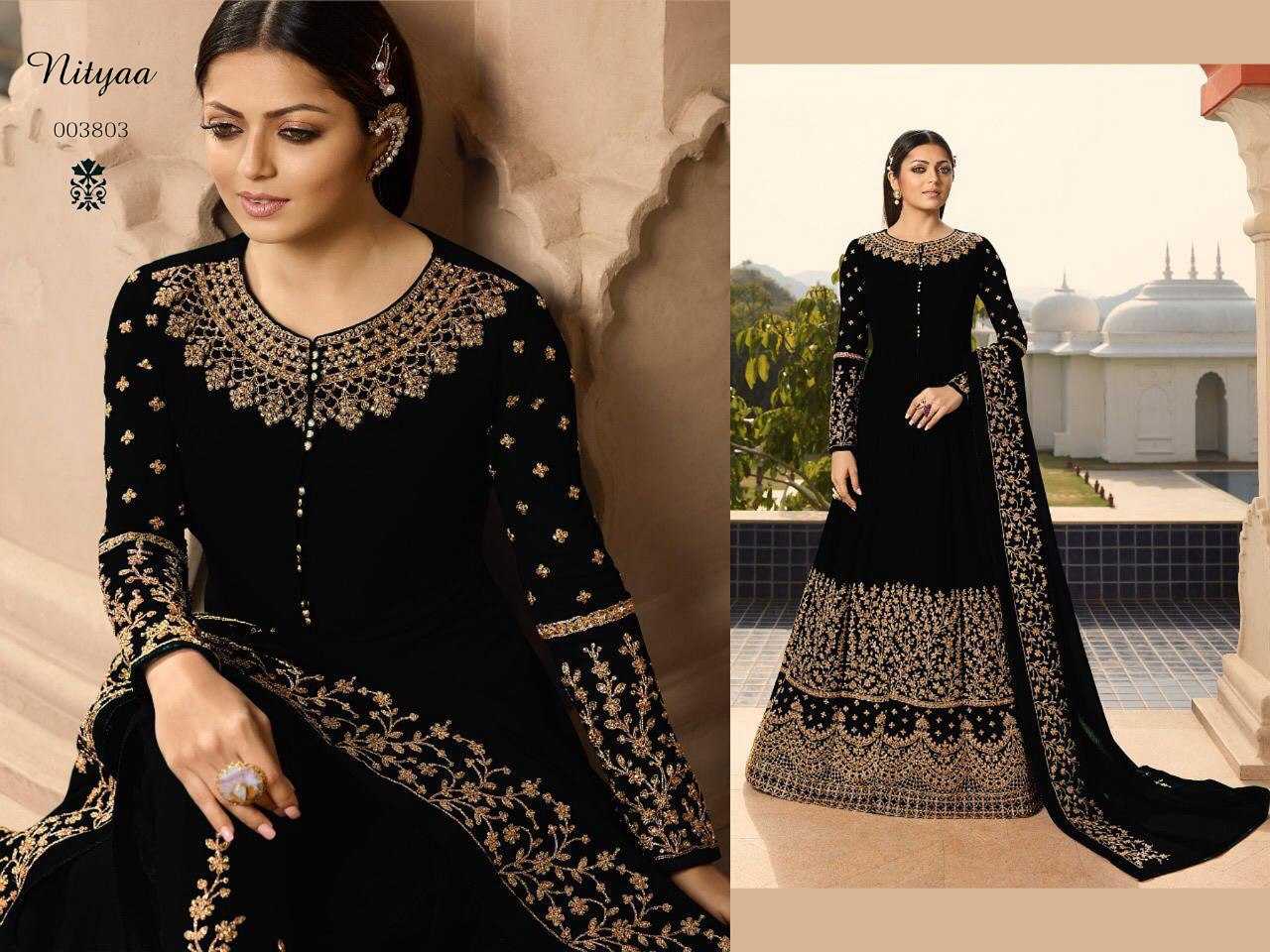 Ynf Georgette KESH504 3803 Suits & Dresses Wholesale Georgette Suit Semi Stitched Suits Semi-Stitched Suits Manufacturer