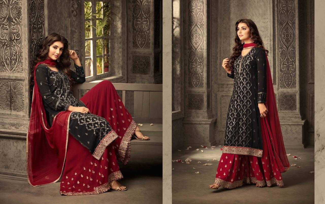 Ynf Georgette KESH504 47001 Suits & Dresses Wholesale Georgette Suit Semi Stitched Suits Semi-Stitched Suits Manufacturer