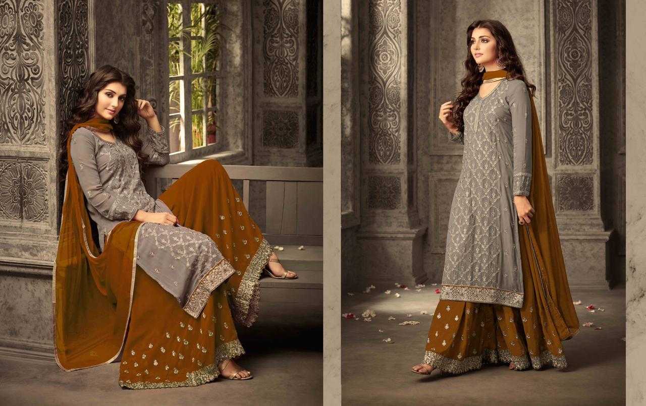 Ynf Georgette KESH504 47001 Suits & Dresses Wholesale Georgette Suit Semi Stitched Suits Semi-Stitched Suits Manufacturer