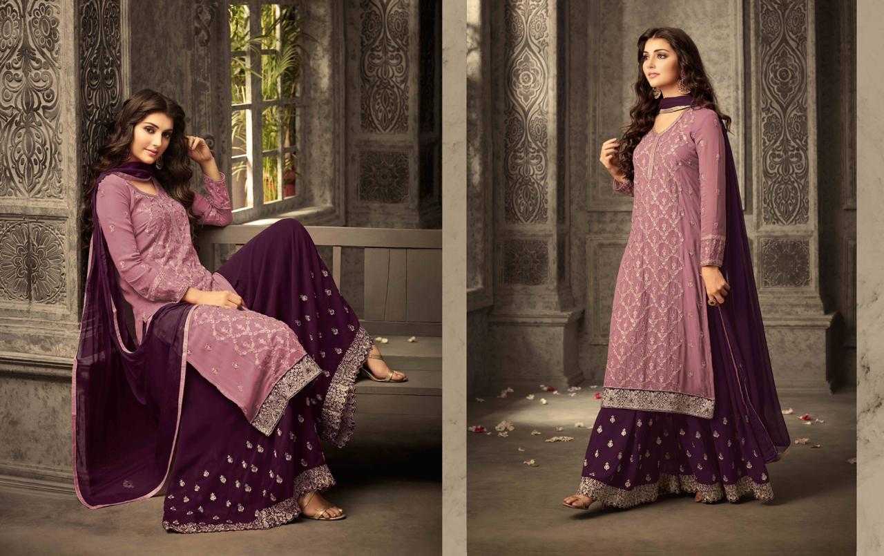 Ynf Georgette KESH504 47001 Suits & Dresses Wholesale Georgette Suit Semi Stitched Suits Semi-Stitched Suits Manufacturer